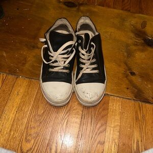 Rick Owen’s Black and White Sneakers